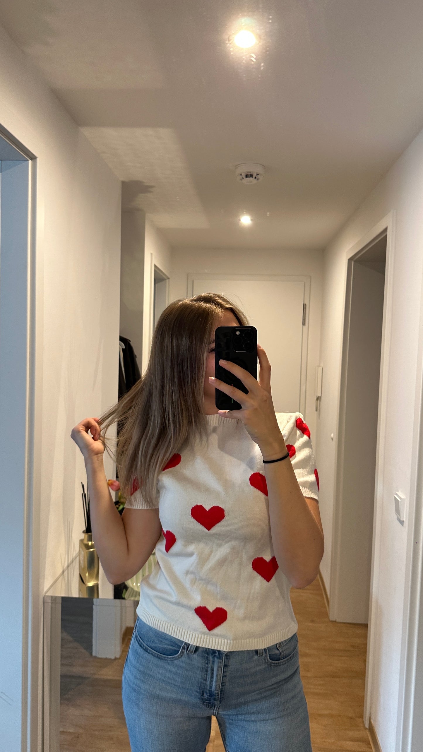 Strickshirt Herz