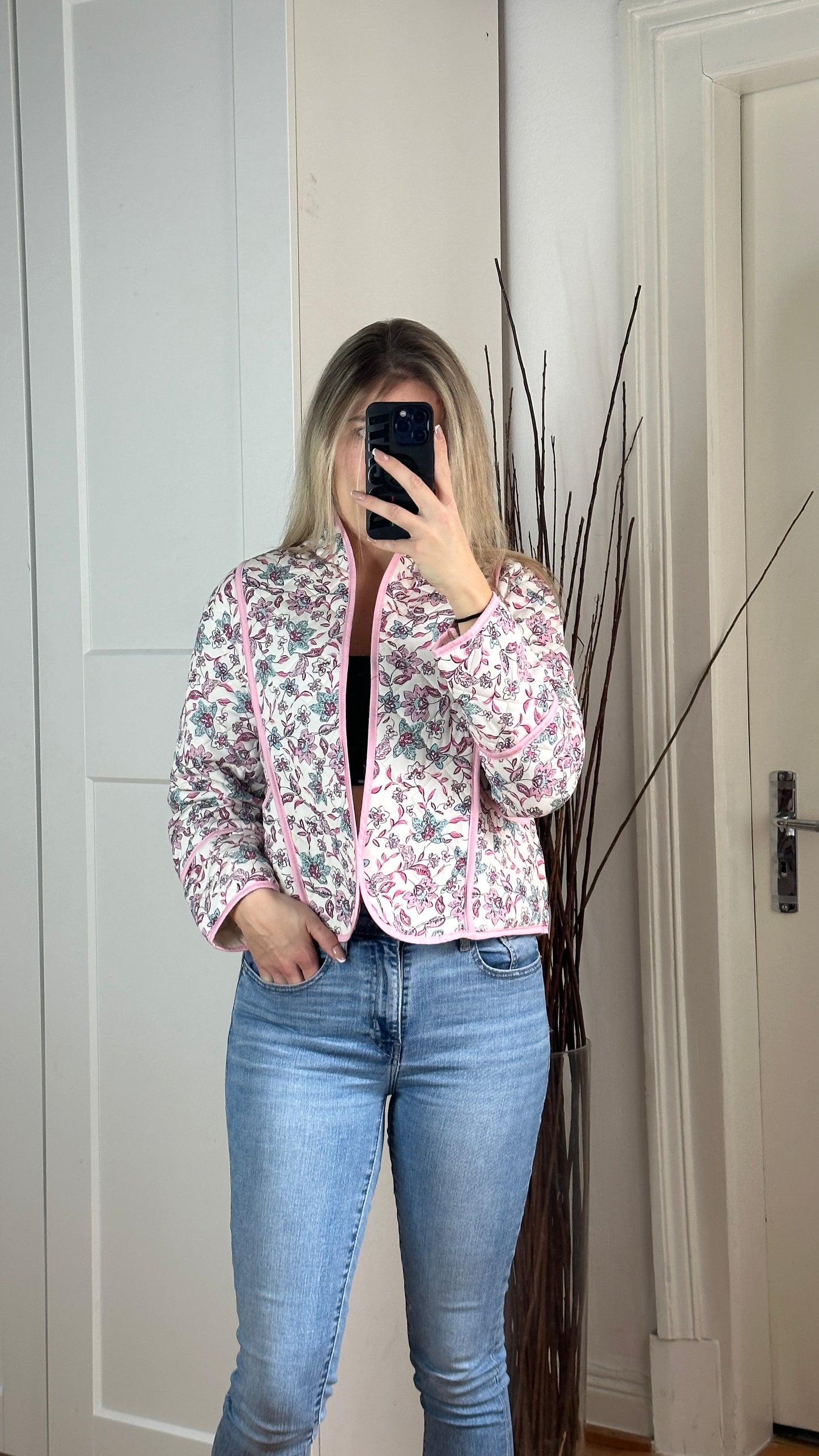 Blumen Jacke