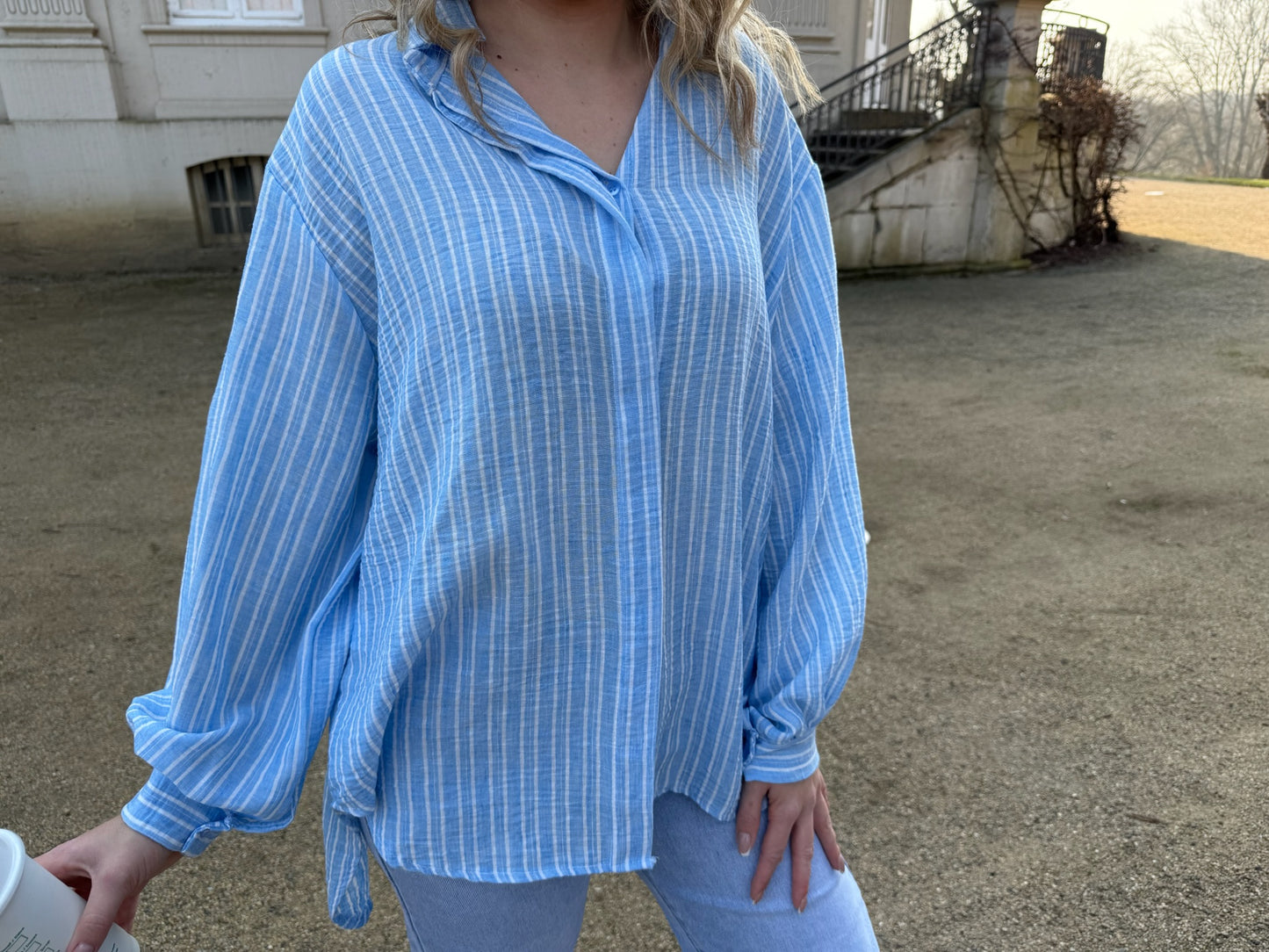 Bluse Streifen