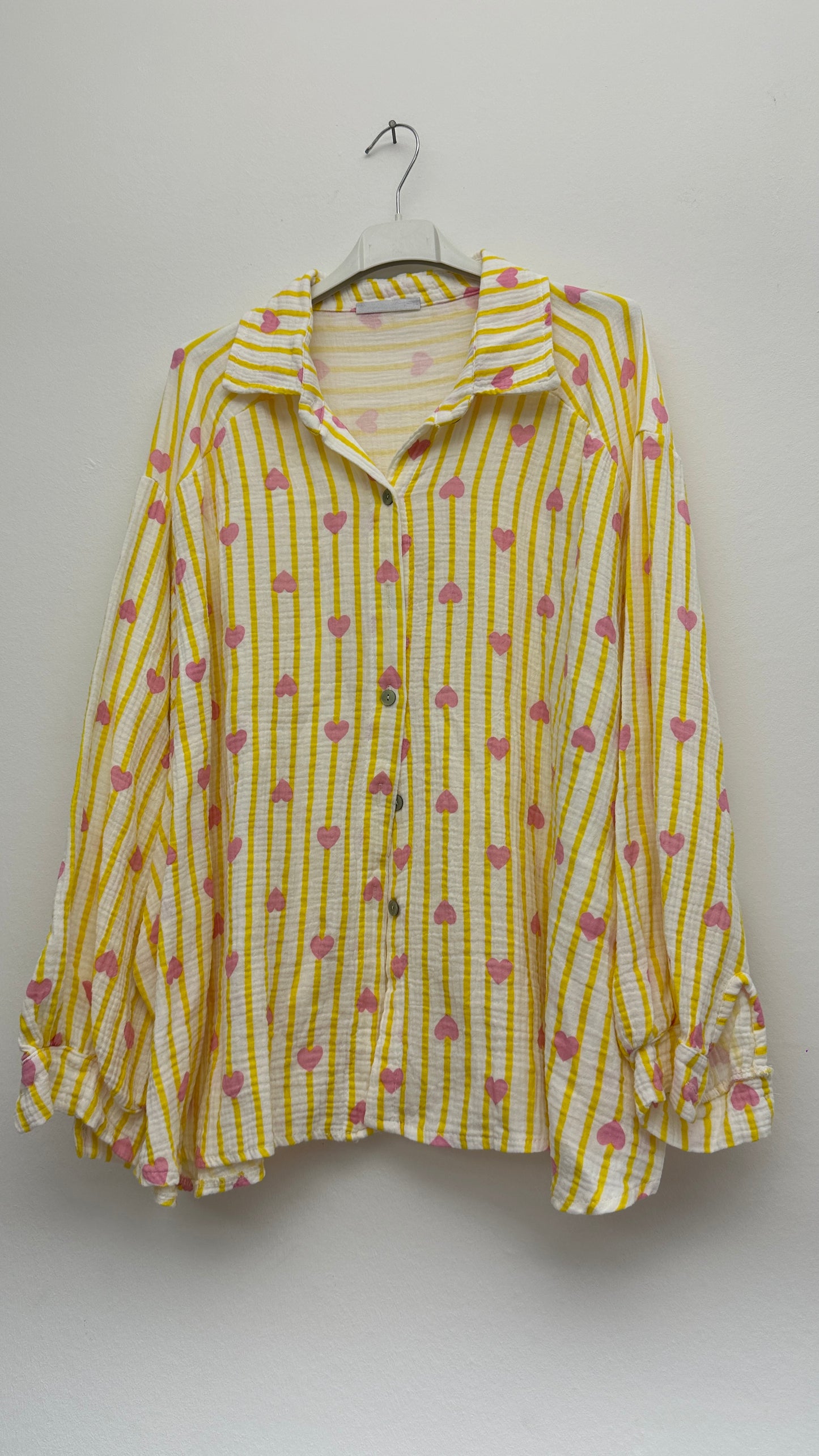 Musselin Bluse Herz