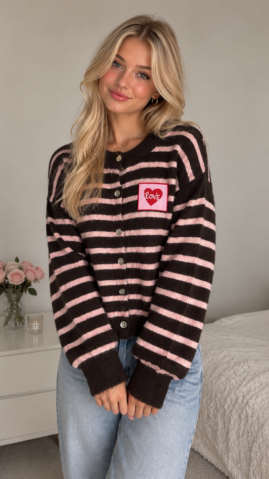 Strickjacke Heart