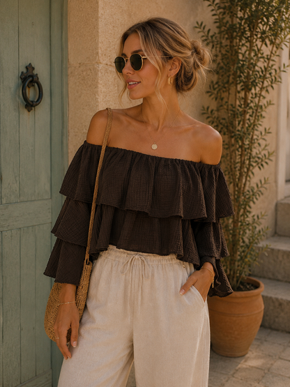 Off Shoulder Shirt Erla