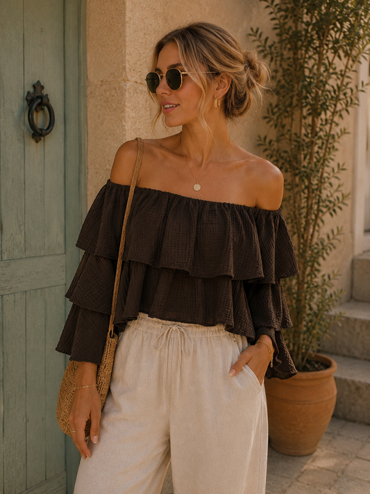 Off Shoulder Shirt Erla