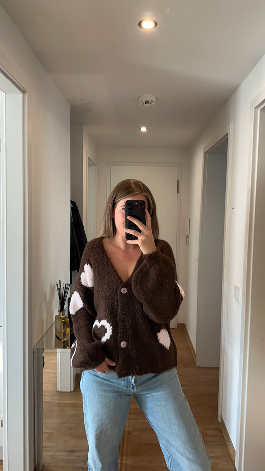 Cardigan Herz