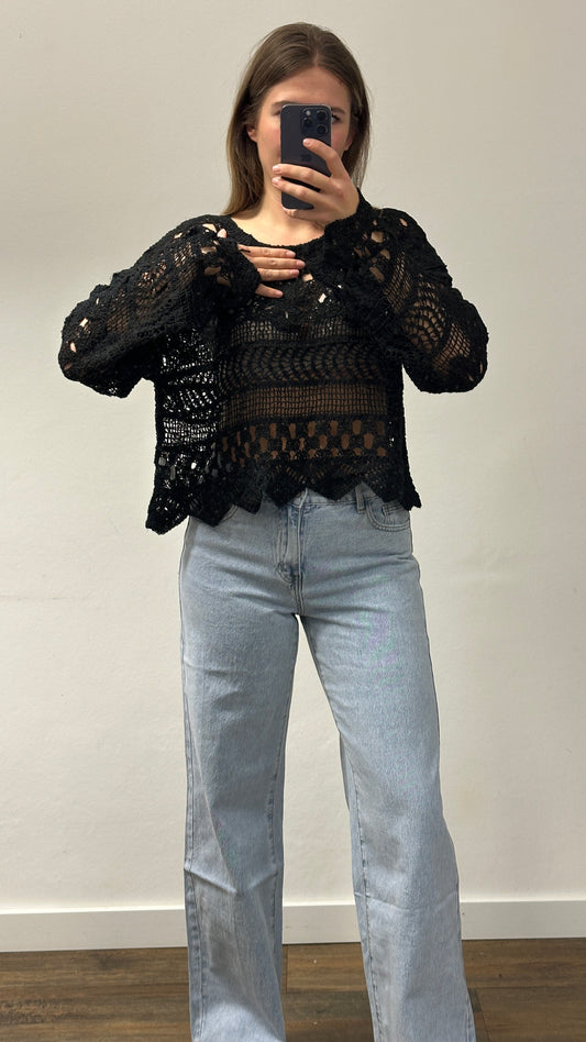 Häckelpullover Gina