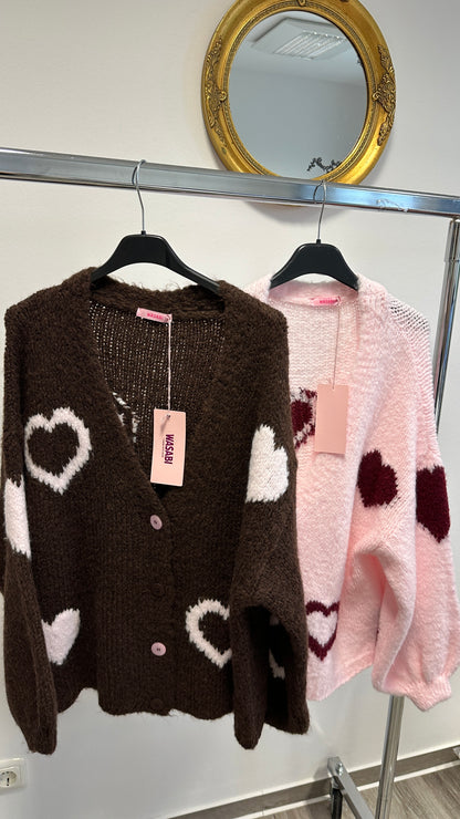 Cardigan Herz